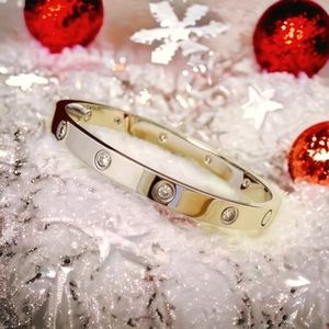 Gorgeous Platinum Plated Cubic Zirconia Accent Love Bracelet and Ring Set